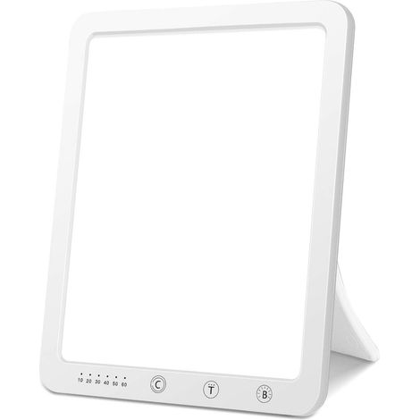 10.000 Lux Tageslichtlampe Mit Einstellbarer Farbtemperatur, Helligkeit Und Timer Touch-bedienung Keine Uv-therapielampe