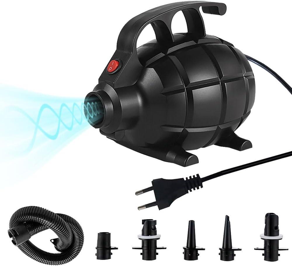 Elektrische Pumpe, 600-w-luftpumpe Mit 5 Düsen Für Luftmatratzen, Elektrischer Aufblaser Für Luftmatratzen Und Luftringe