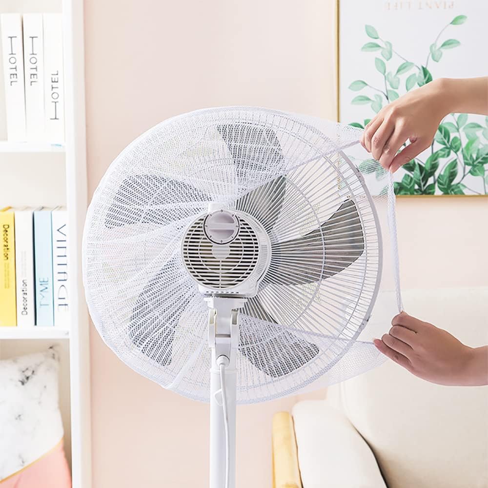 3-teilige Schutzabdeckung Für Ventilatoren, Waschbare Fingerschutzhüllen, Runde Staubschutzhülle Für Elektrische Ventilatoren, Staubnetz