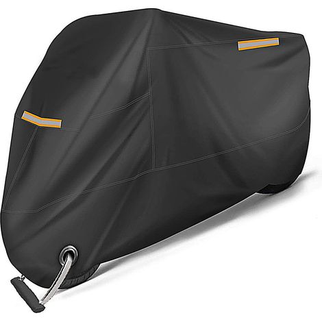 Motorrad-schutzhülle, Wasserdichte Outdoor-motorradabdeckung Xlmit Reflektierendem Streifen, Motorradabdeckung Beständig Gegen Staub/regen/wind/schnee/uv (23095125cm)