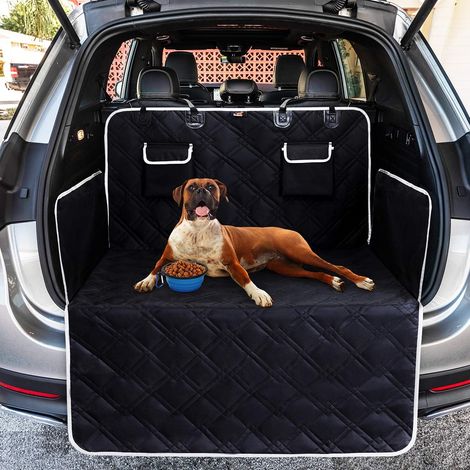 Universelle Kofferraumschutzmatte Für Hunde Mit Seitenschutz, Robuste Schutzmatte Für Hunde, Kofferraumabdeckung Für Alle Autos, Leicht Zu Reinigen, Schwarz