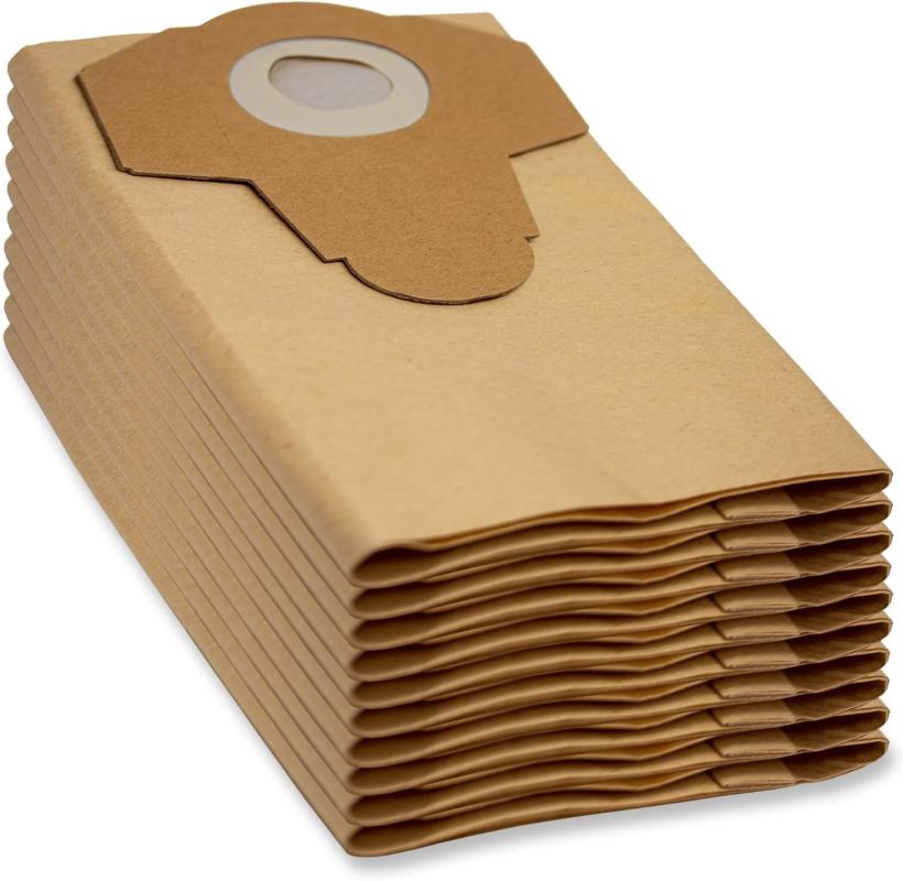 Parkside Lidl 10er-pack Papier-staubsaugerbeutel Pnts 1250, 1250/9, Pnts 1300 A1, B2, C3, D3, E4, F5, Pwd 12 A1, Pas 500 D3