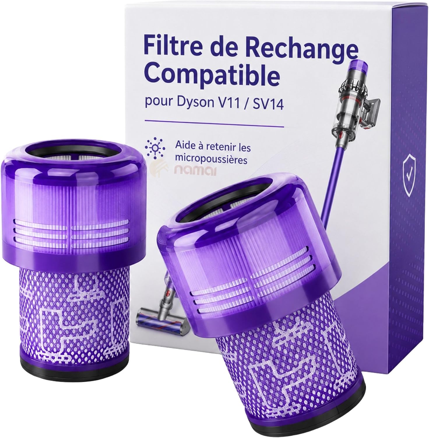2er-pack Dyson V11/v15/sv14/sv17/sv22 Filter, 100 % Kompatible Ersatzteile, Waschbar Und Wiederverwendbar, Dyson V15 Filter, Einfache Installation
