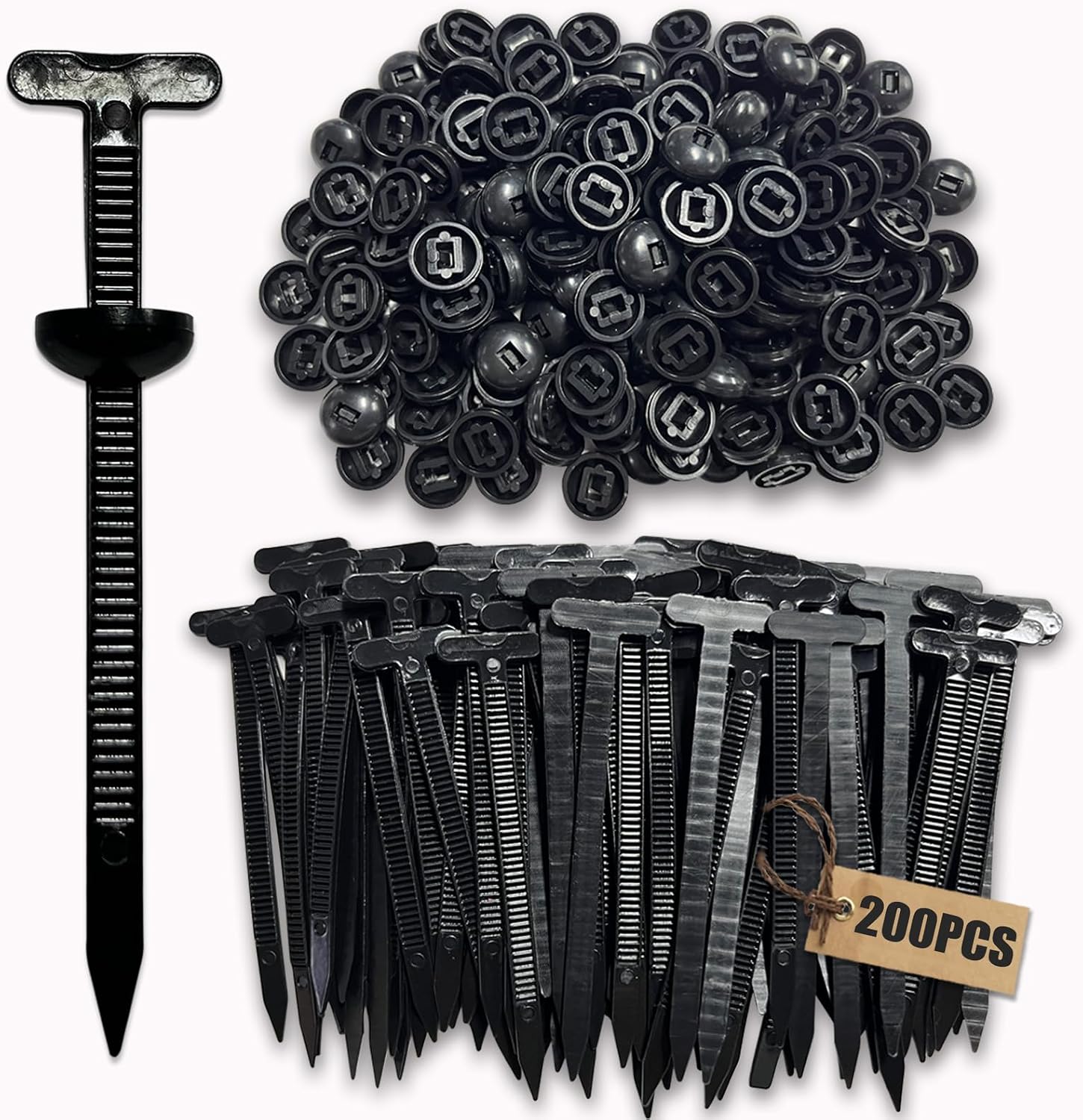Kabelbinder Aus Kunststoff, Nylonniete, Universelle Kabelbinderschnalle, Selbstsichernder Kabelbinder, Universelle Selbstsichernde Nylonbefestigungen, Kunststoffnieten Für Reparaturen