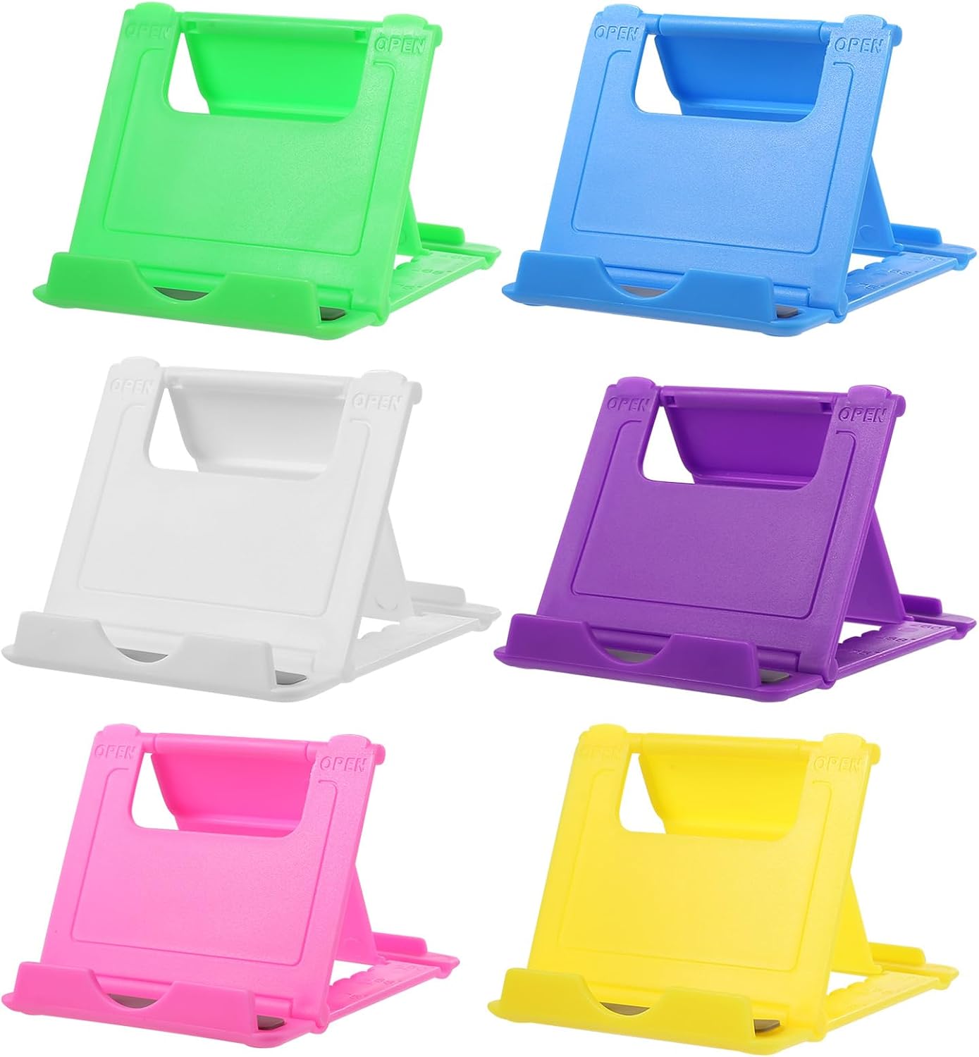6-teiliger Tisch-handyhalter, Verstellbarer 6-stufiger Handyständer