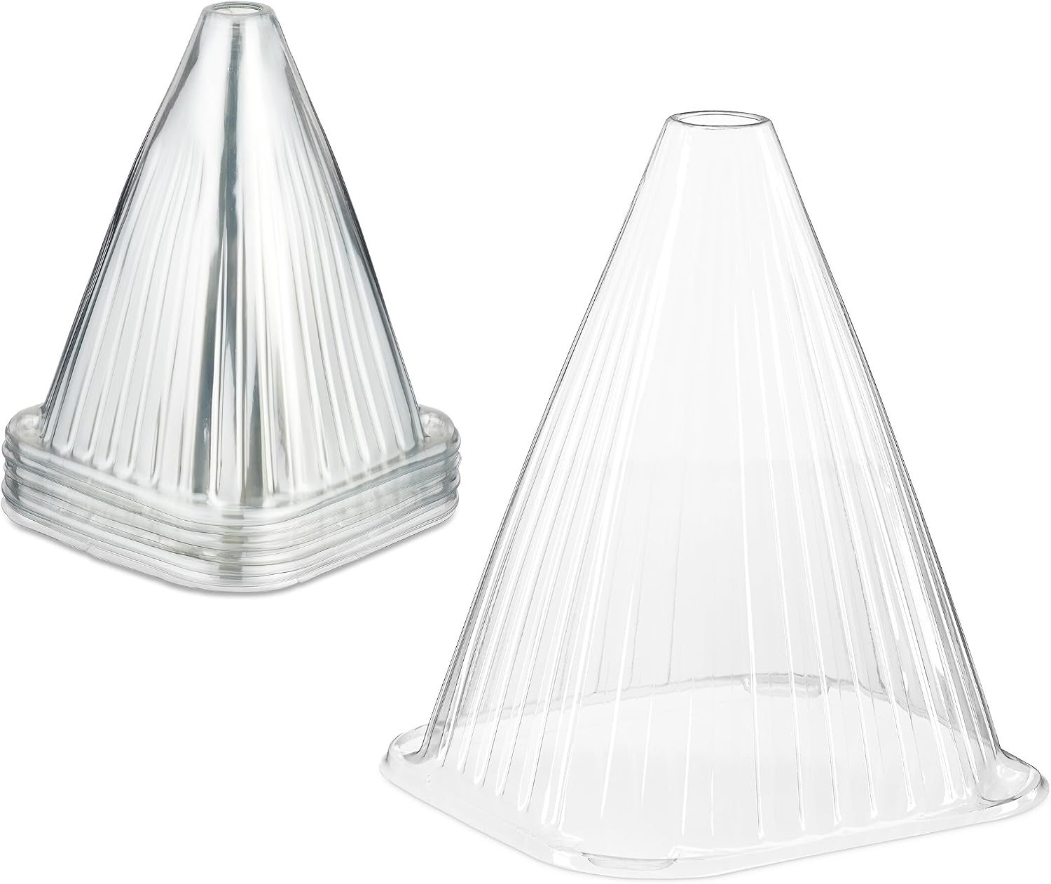 Salatabdeckung, 32er-set, Pvc, Frost- Und Schneckenbeständig, H X B X T: 22 X 19 X 19 Cm, Transparent