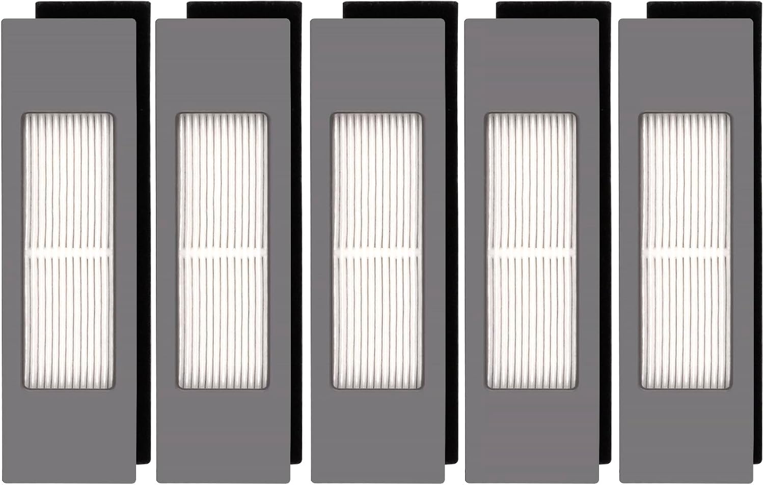(5 Stück) N10 Hepa-filter Für Ecovacs Deebot Ozmo N10 N10 Plus 920 950 T8 Aivi Max T9 T5 N5 N7 N8+ N8 Pro Plus Dx55 Dx93 Dj65 Saugroboter, Filterset