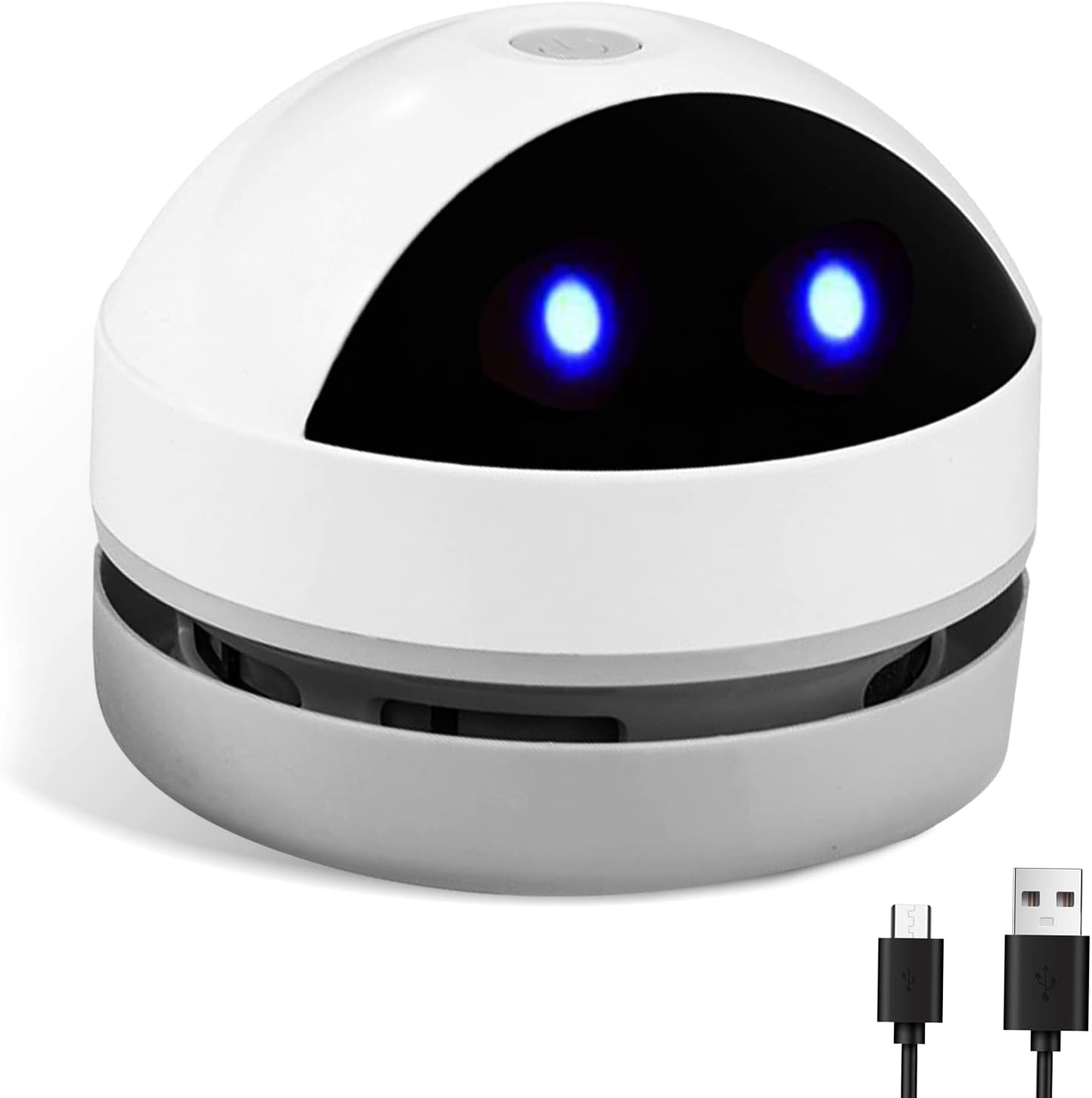 Mini-tischstaubsauger, Kleiner, Per Usb Aufladbarer Handstaubsauger, Kabelloser Tischstaubsauger Mit Hoher Saugkraft Für Tisch, Schreibtisch, Kissen, Auto, Tastatur (weiß - 1)
