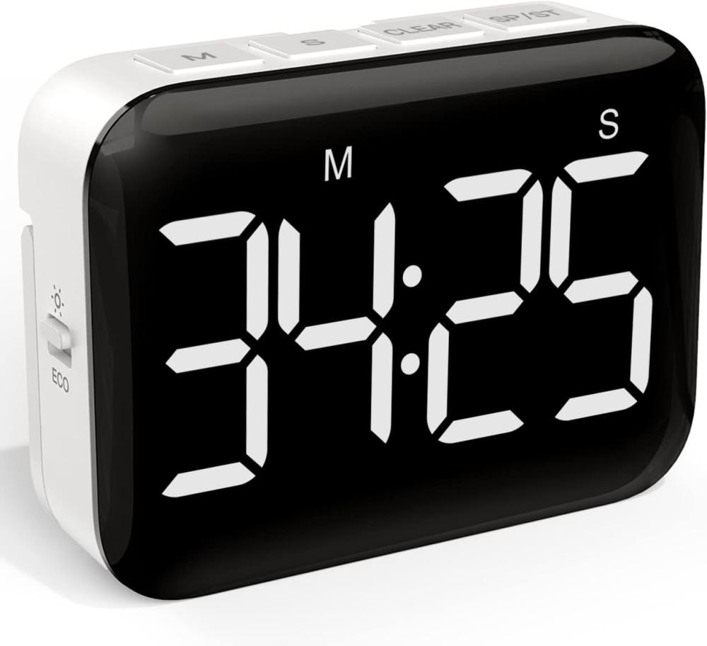 Digitaler Küchentimer, Großes Display, Magnetische Rückseite Für Die Schule