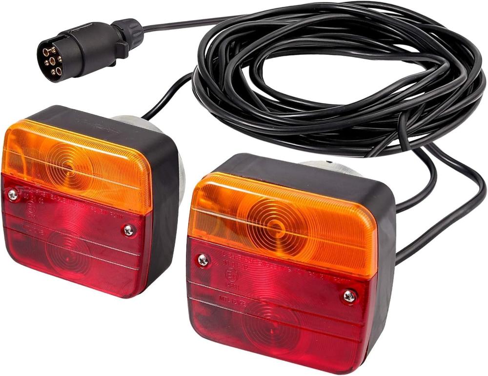 Universelle Anhängerrückleuchten, 12 V, 7-poliger Stecker, 7,5 M Kabel, E11-zertifiziert, Ip65 Wasserdicht