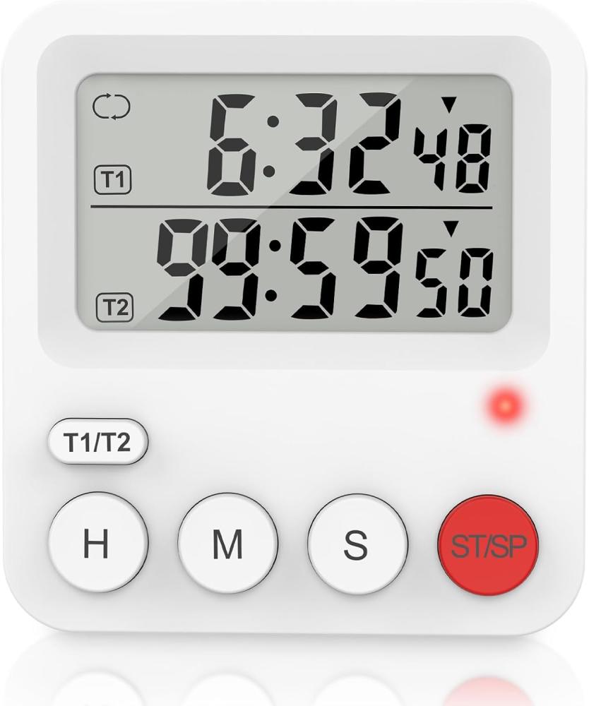 Digitaler Küchentimer Mit Zwei Unabhängigen Kanälen