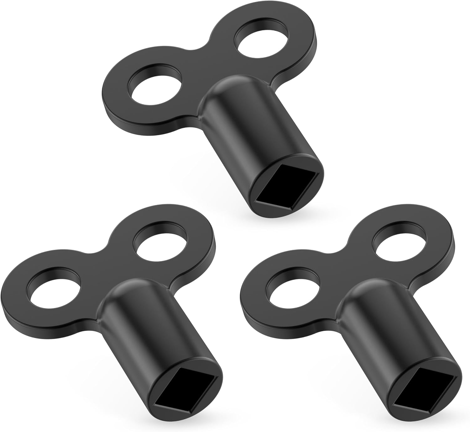 12 X Schwarze Entlüftungsschlüssel Für Heizkörper