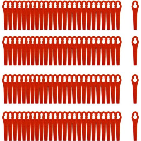 Rasenkantenmesser, Ersatzmesser Aus Kunststoff, Rasenmähermesser Aus Kunststoff Für Garten Und Rasen(120 Stück)