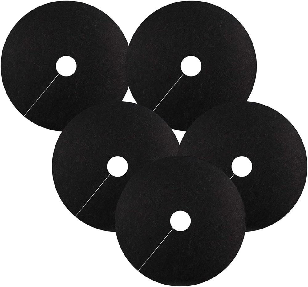 Set Mit 5 Nicht Gewebten Baumschutzringen, 51,8 Cm (20,4 Zoll) – Biologisch Abbaubare, Wiederverwendbare Baumschutzmatte