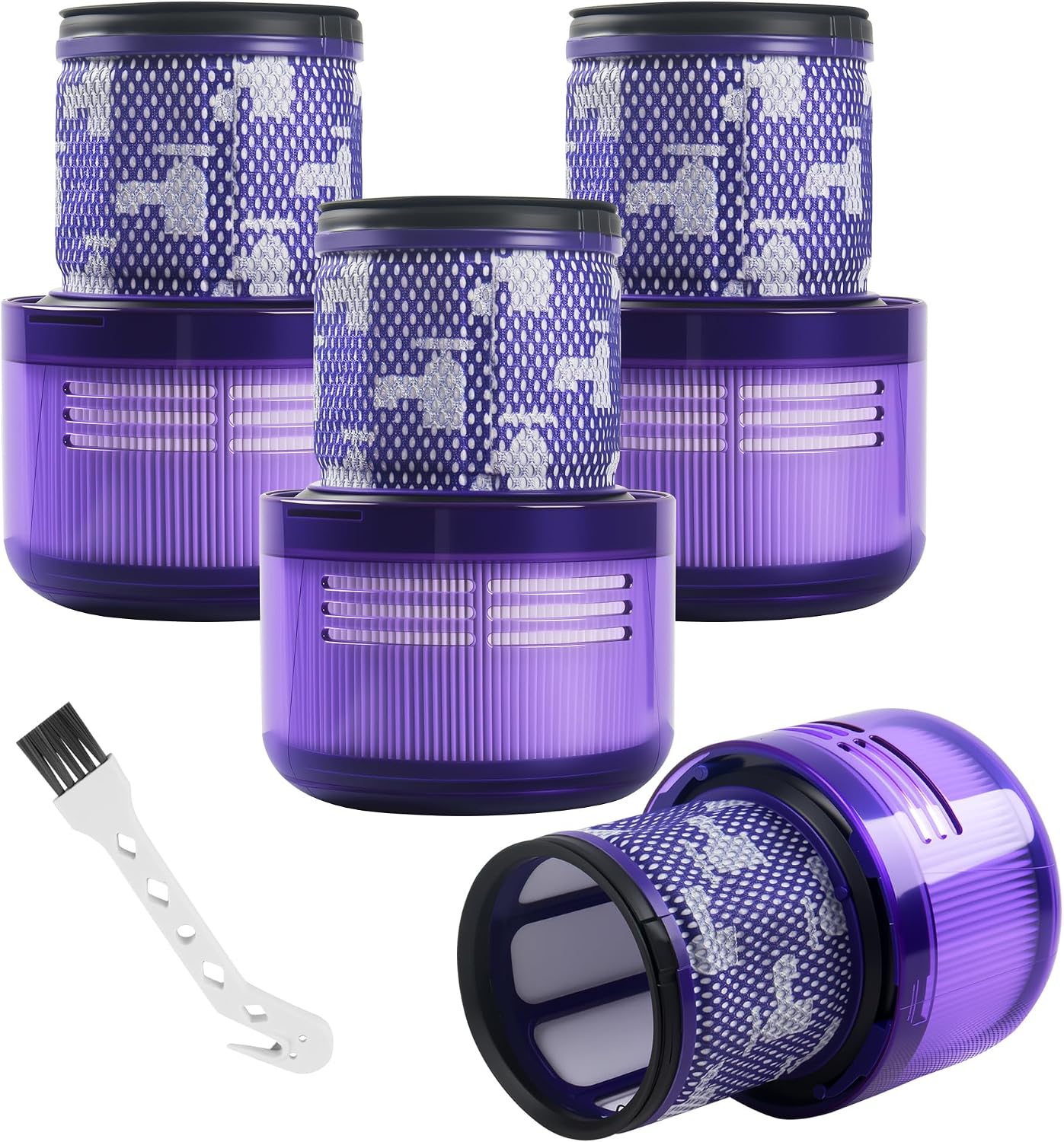 4er-pack Filter Für Dyson V11, Staubsaugerfilter-set Für Dyson V11, V15, Sv14, Sv17, Sv22, Waschbar Und Wiederverwendbar, Für Dyson V11 Absolute Filter, Produktnummer 970013-02