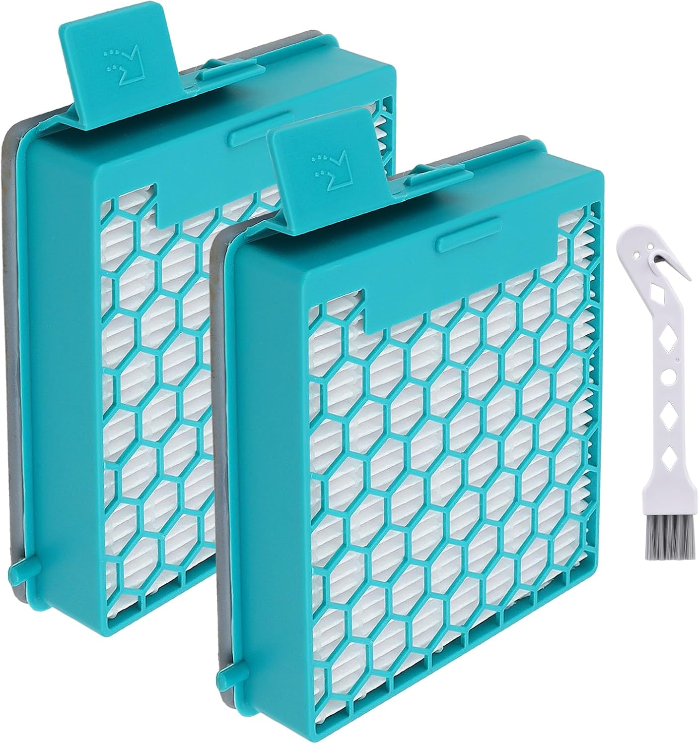 Hepa-filter Für Miele Boost Cx1 Staubsauger (katze & Hund, Aktiv, Allergie, Powerline, Parkett) – Ersatzfilter, Alternativfilter Für Sf-ha 60 & Sf-hy 60, 2 Stück