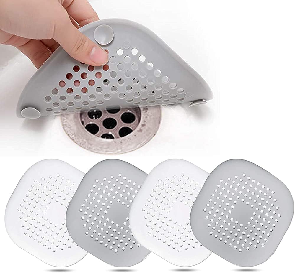 8-teiliger Silikon-abflussschutz, Küchenspülenfilter Mit Saugnapf, Badewannen-abflussabdeckungsfilter, Küchen- Und Badezimmerspülenfilter.