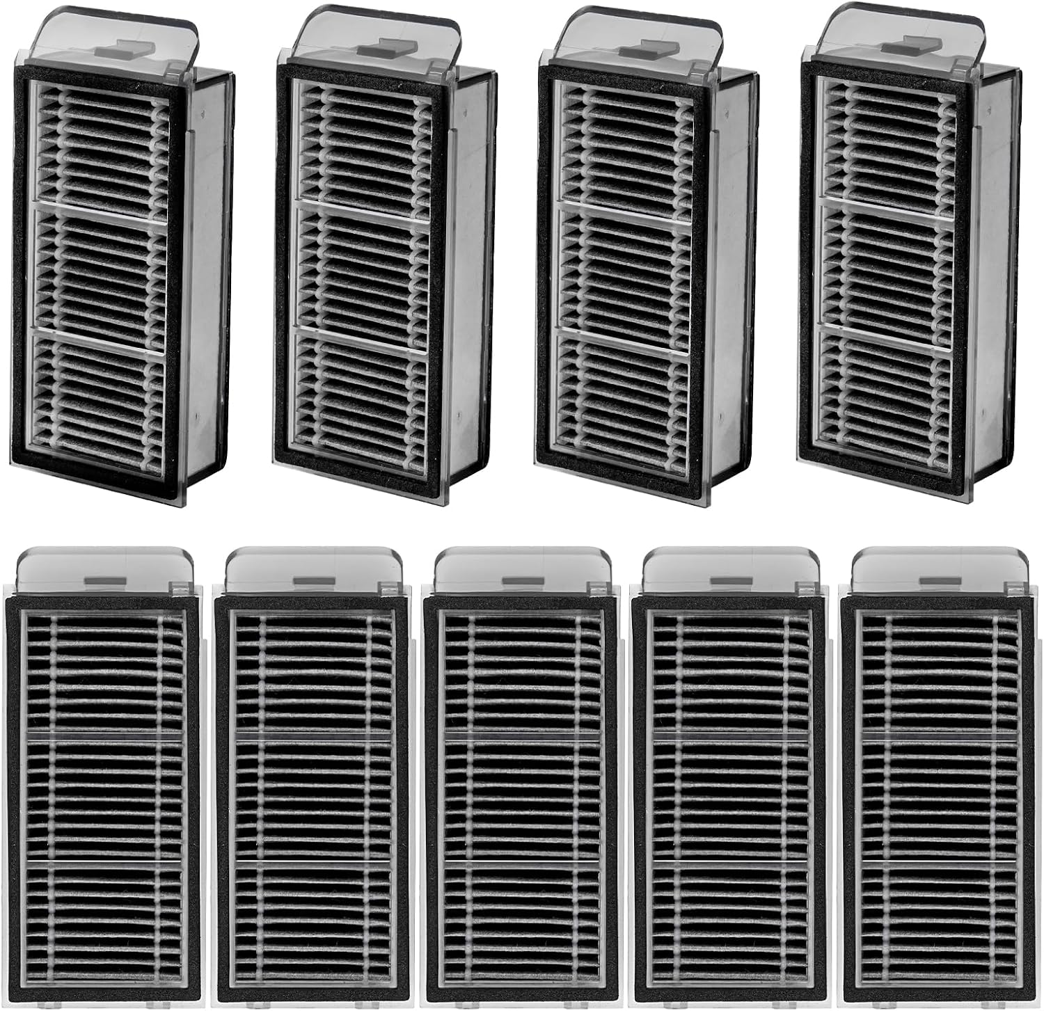 (9 Stück) X50 Ultra Ersatz-hepa-filter Für Dreame X50 Ultra, L40s Pro Ultra, L50 Pro Ultra, X50 Master, Für Mova V50 Ultra Saugroboter, Filterzubehör-set, Vertikalfilter.