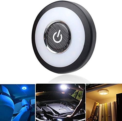 Sim Fitnessx 3-farbiges Led-nachtlicht Für Auto, Kofferraumbeleuchtung, Magnetische Leselampe, Dimmbar, Usb-wiederaufladbare Led-leuchte Für Auto/lkw/schrank/camping/wohnwagen