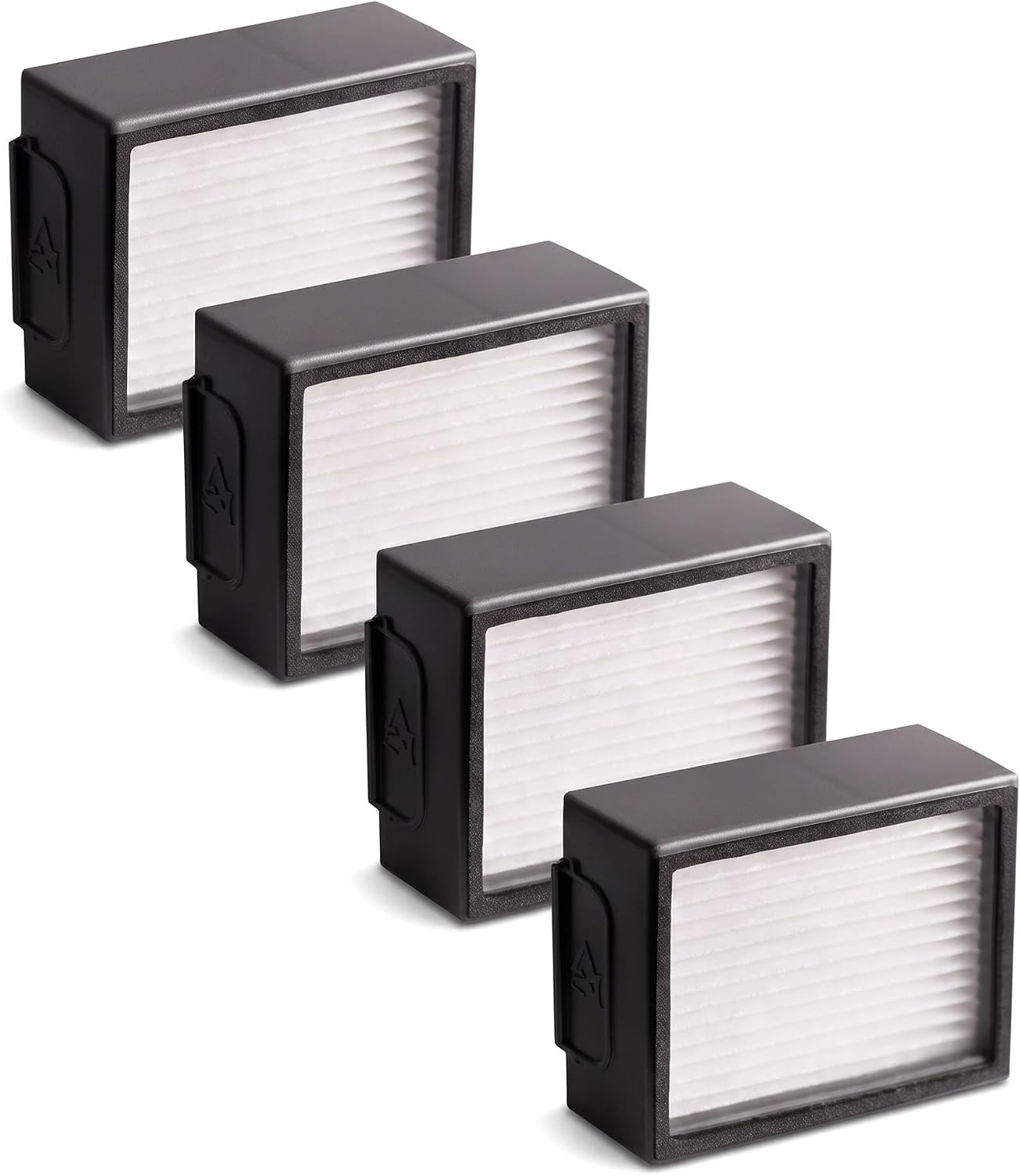 Set Mit 4 Ersatzfiltern, Kompatibel Mit Irobot Roomba E, I & J Serie E5, E6, I3, I3+, I4, I4+, I5, I5+, I6, I6+, I7, I7+, I8, I8+ Plus, Saugrobotern