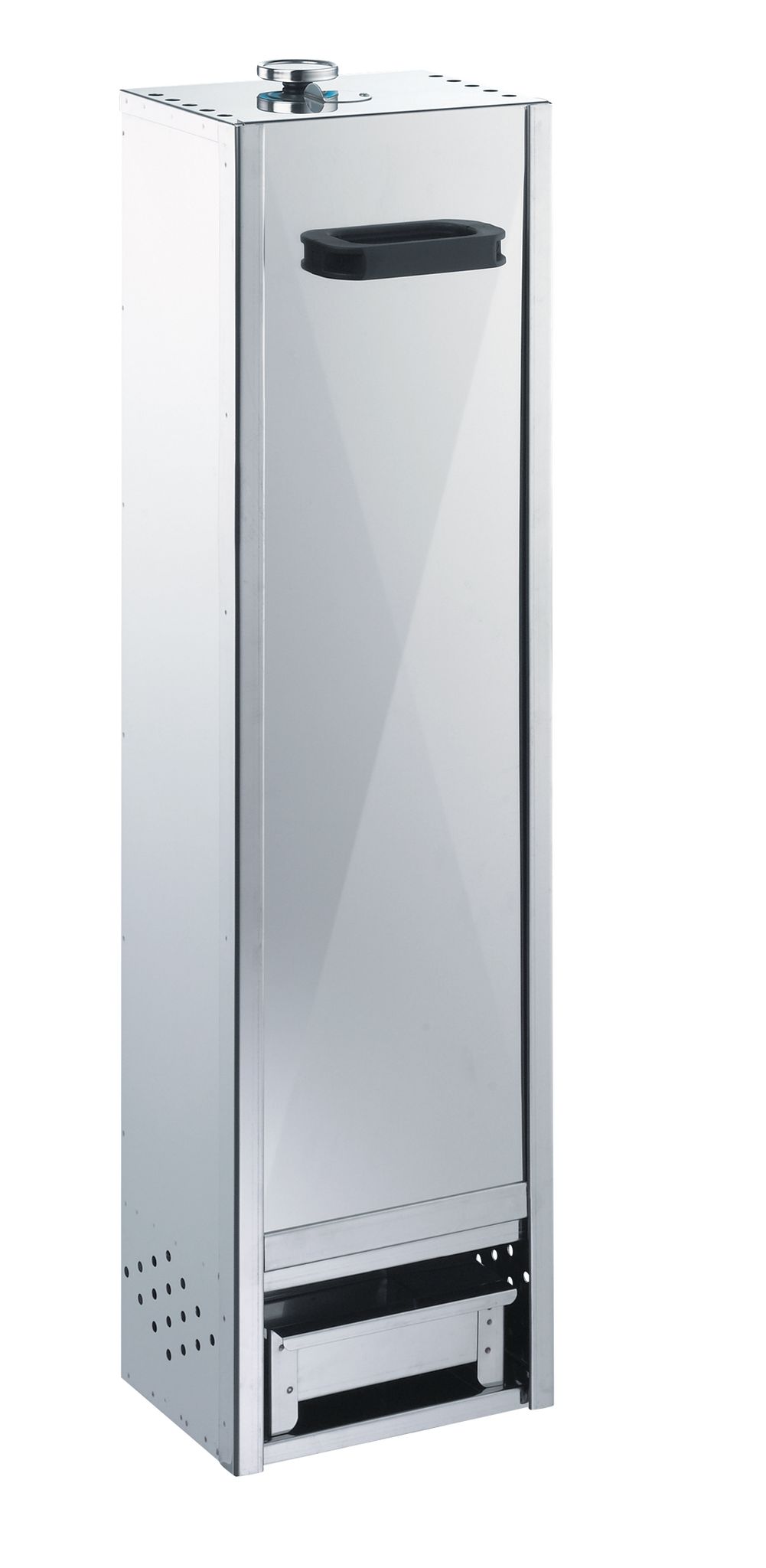 Peetz Edelstahl-räucherofen 340 - Für Ca. 12 Fische Oder 6 Aale Hängend, Silber, Mit Schieber