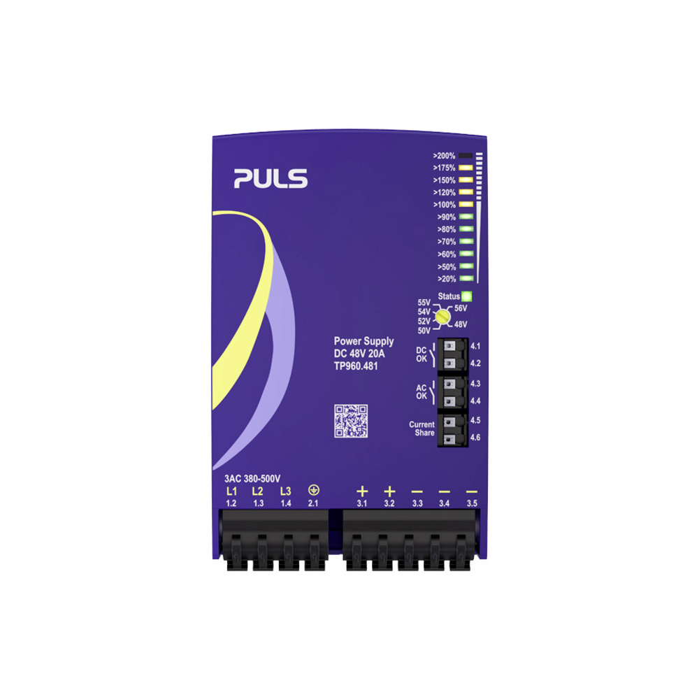 Puls Tp960.481 Hutschienen-netzteil (din-rail) 48 V/dc 20 A 960 W Anzahl Ausgänge:1 X Inhalt 1 St.