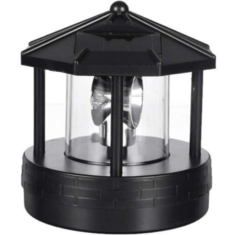 Led-rotierender Leuchtturm, Solar-garten-hof-rasenlampe, Wasserdichte Retro-dekoration, Exquisites Geschenk Für Garten, Terrasse, Hof, Rasen, Heimdekoration