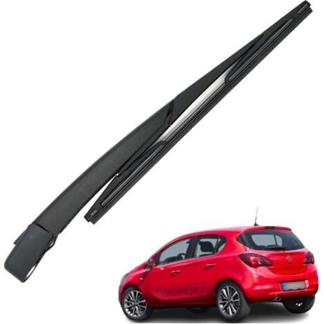 Heckwischerarm Und Wischerblatt, Heckwischerarm Aus Naturkautschuk, Allwetter-set, Kompatibel Mit Astra H 2004–2010, Kompatibel Mit Corsa E 2014–2019