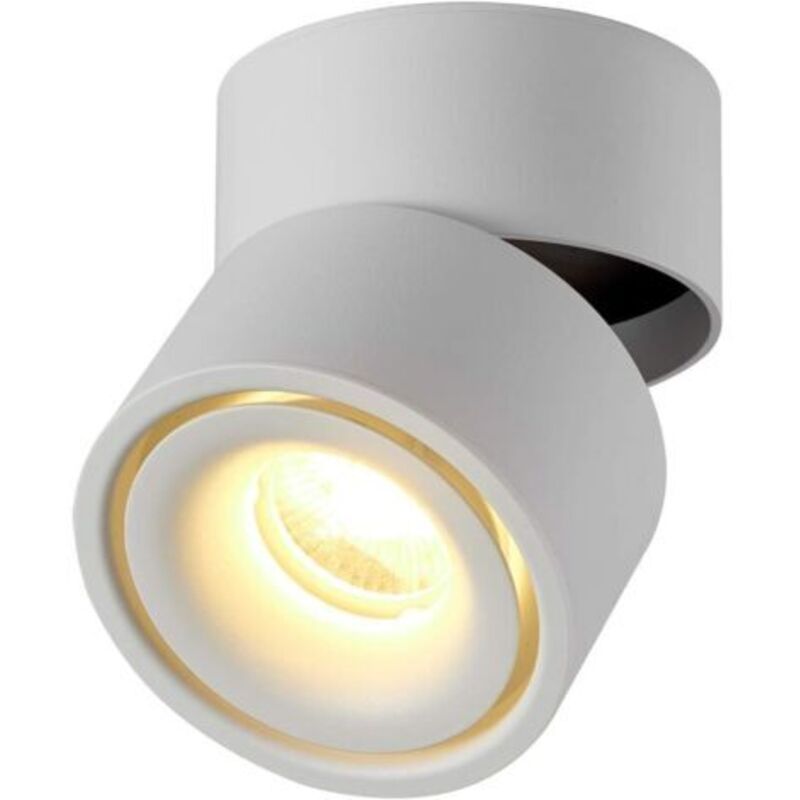 Pr Zolginah 10w Led-projektor, 360° Drehbarer Deckenstrahler Und Oberfläche, Cob-led 10x10cm/aluminium-wandleuchte (weiß-3000k) [energieklasse A +]