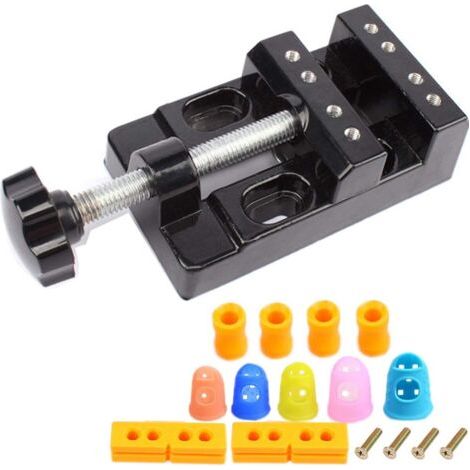 Mini-tischschraubstock, 16 Stück, Universeller Schraubstock, 57 Mm, Flacher Schraubstock, Tragbare Bohrmaschine, Schraubstock, Skulptur, Handwerk, Schnitzwerkzeug Für Schmuckkreationen, Diy, Zimmerei
