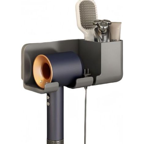 Wandmontierter Haartrockner-halter, Selbstklebender, Wandmontierter Haartrockner-organizer, Haartrockner-halter Für Badezimmer