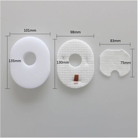 Schaumstoff- Und Filzfilter Für Shark Hv292, Hv300, Hv301, Hv302, Hv303, Hv305, Hv308, Hv310, Uv450 Roboterstaubsauger. Ersatzteile Für Den Hinteren Filter.