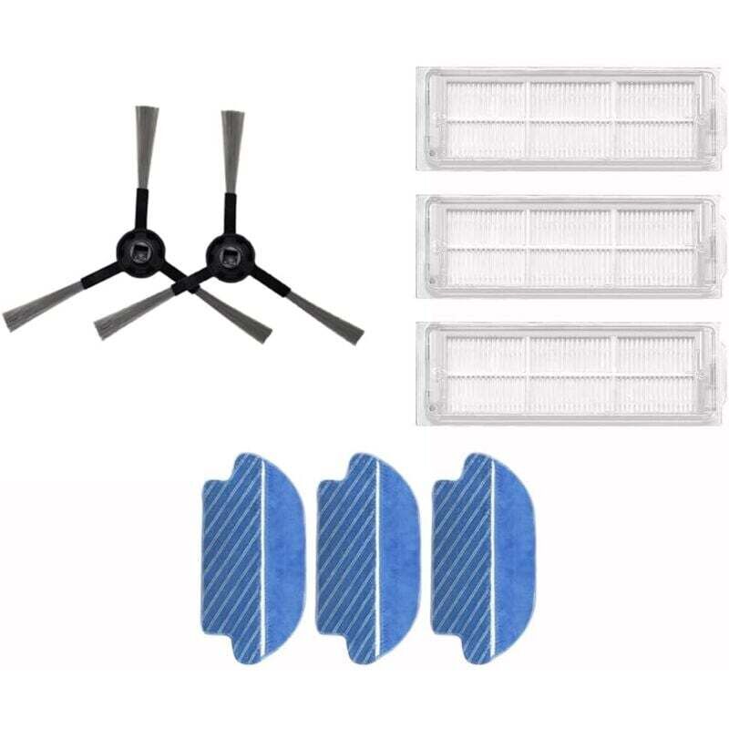 3 Filter, 2 Seitenschläuche Und 3 Filter Für Den Saugroboter Proscenic M6 Pro