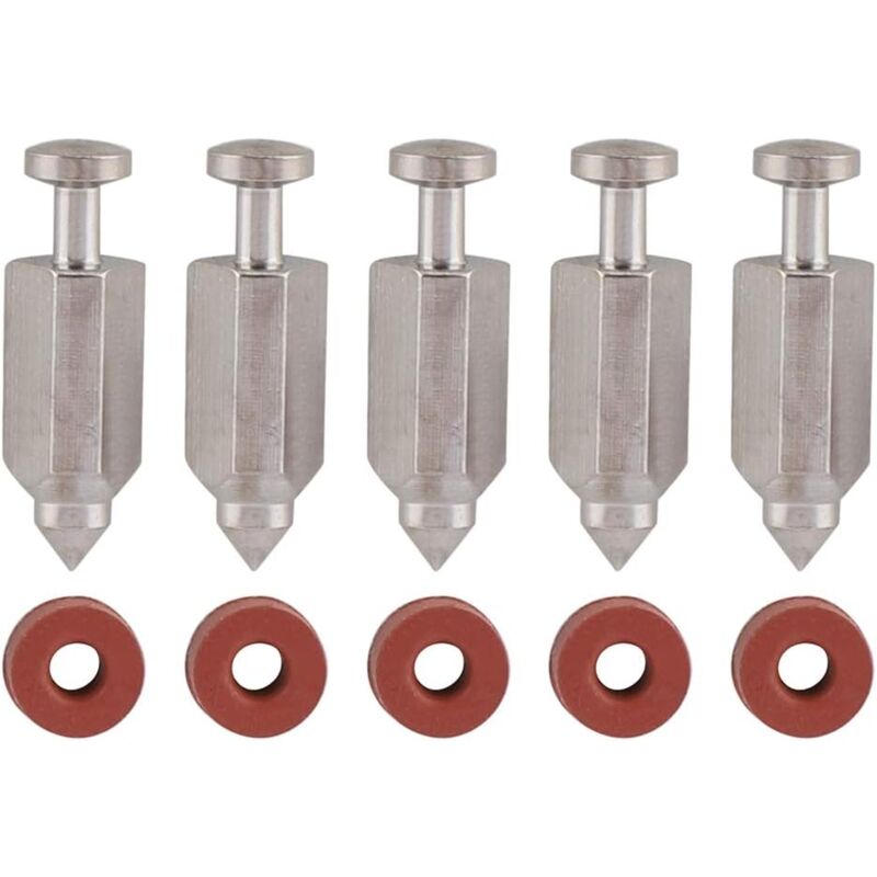 Vergaser-schwimmerventil-nadelsitz-dichtungs-reparatursatz Für Briggs Stratton 398188, 281144, 299096, 394681, 83400 5 Ps Und 6 Ps Vertikale Motoren, 5 Stück