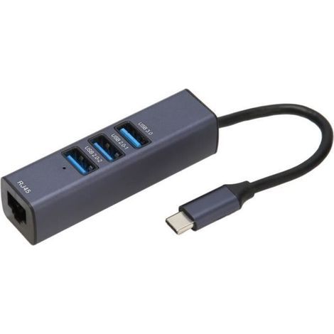 Vvikizy 4-in-1-usb-c-hub Mit Gigabit-rj45-ethernet-anschluss Und 3 Usb-anschlüssen