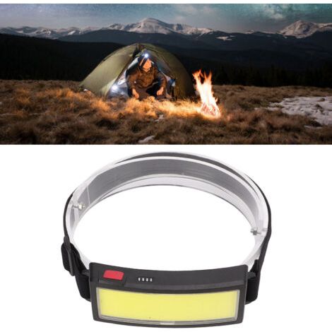 Led-stirnlampe, Ultraleichter Led-flutlicht, Cob-stirnlampe Für Outdoor-camping, Dubuns