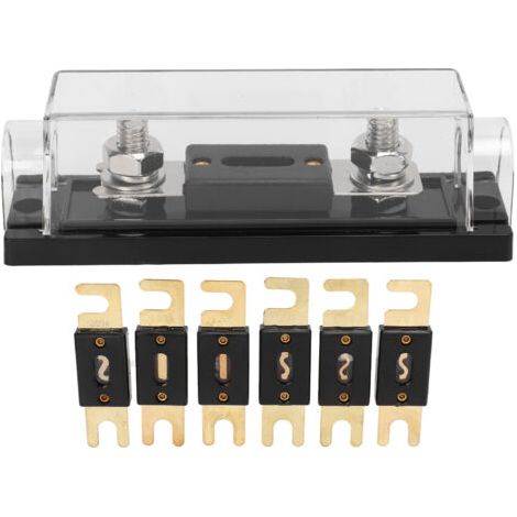 Auto-audio-sicherungshalter, Videosystem, 150 A Anl-sicherungsblock-set Mit 6 Sicherungen Für Wohnmobil, Yacht, Boot, Landwirtschaftsfahrzeug