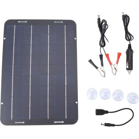 Mini 10 W 18 V Flexibles Solarpanel, Leichtes Und Tragbares Polykristallines Solarpanel, Ladegerät Für Auto, Boot, 12 V Batterie, Dubuns
