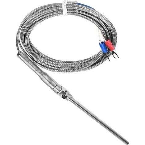 K-typ-thermoelement-temperaturfühlerdraht Für 100-mm-k-thermoelementfühler 0-400-draht, M8-gewinde (4 M)
