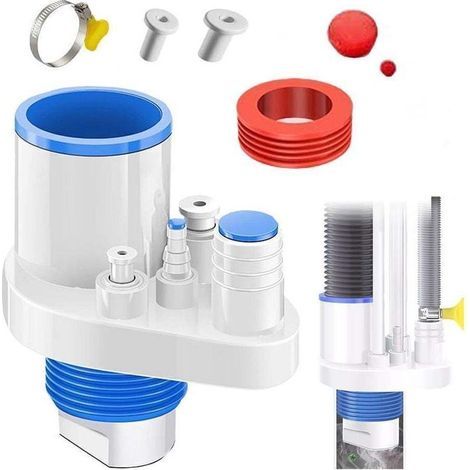 Waschmaschinen-schlauchverbinder, 40–75 Mm Waschmaschinen-ablaufadapter, 5-in-1-adapter