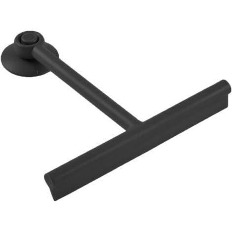 Duschabzieher/fensterreiniger Mit Silikonhalter, Badezimmerreinigung (schwarz)
