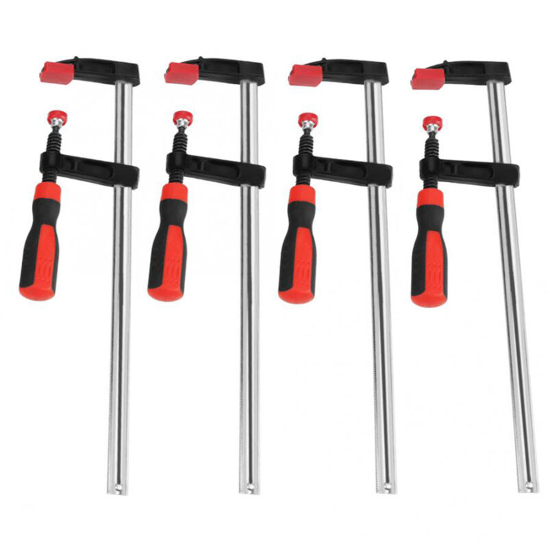 4 Stück Robuste F-klemme Holzbearbeitung Schnellschiebeklemme Diy Handwerkzeug-set 50 X 300 Mm