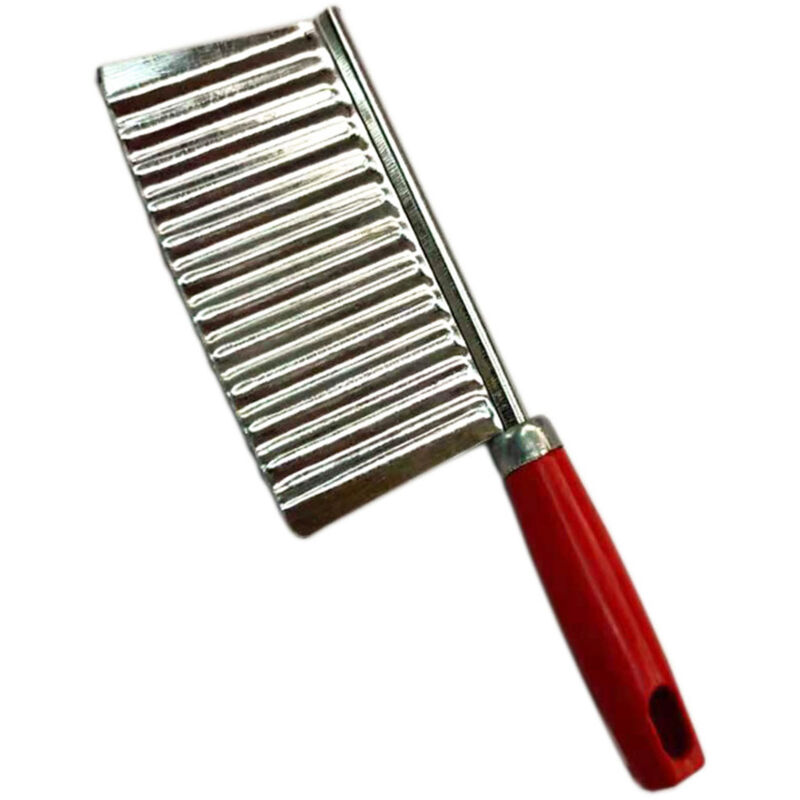 Kartoffelschneider Aus Edelstahl, Ergonomischer Griff Mit Strukturierter Klinge.