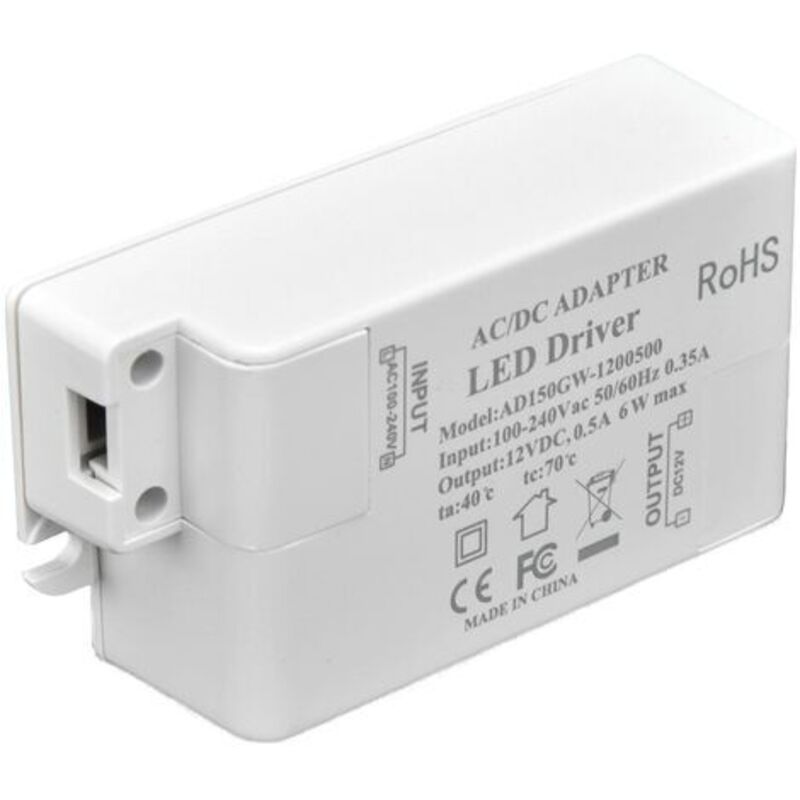 Led-treiber, 6 W, Maximal 100 240 V, Transformator, 12 V, Konstantspannung, Led-treiber, Transformator, 0,5 A, Konverter, Konverter Mit Niederspannungstransformatoren