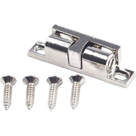 Gestell Für Schranktür, 4-teilig, Eingebauter Unterbrecher Für Schranktür, Gestell Für Schranktür Im Verbund Aus Zink Für Möbel (silber 70 Mm)