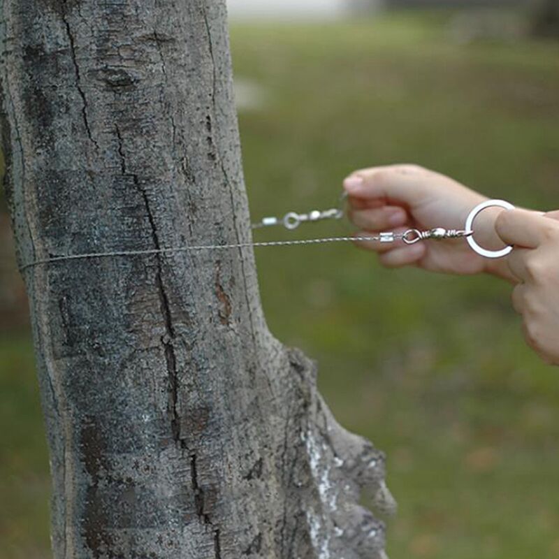 Tragbare Winkelsäge Aus Edelstahl 304, Kuhhornlose Drahtsäge, Zum Holzsägen Im Freien