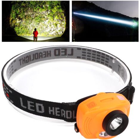 Dubuns Led-stirnlampe Aus Tpu-abs, Superheller Infrarot-led-stirnlampe Für Outdoor-camping, Angeln