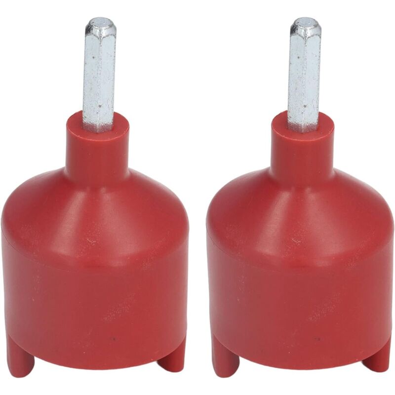 Mandrin De Perceuse Électrique Pour Clôture Kit D'Installation De 2 Pièces Pour Vis D'Isolateurs Outil Pratique Pour Ferme Accessoire De Clôture Électronique En Plastic