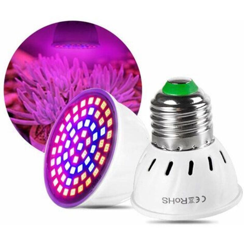 Pflanzenwachstumslampe, E27 Pflanzenwachstumslampe Gewächshaus Pflanzenwachstumslampe Wachstumslicht Für Große Zimmerpflanzen (24)