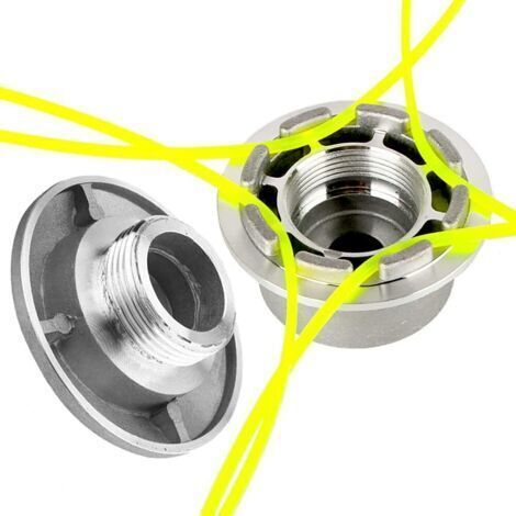 Aluminium-fadenkopf, 4-faden-universal-kantenschneiderkopf, Aluminium-rasentrimmerkopf, Mähkopf, Freischneiderkopf, Für Garten, Rasen, Terrasse